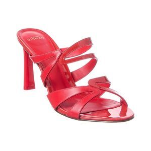 Alexandre Birman Iris 85 Leather Sandal, Red